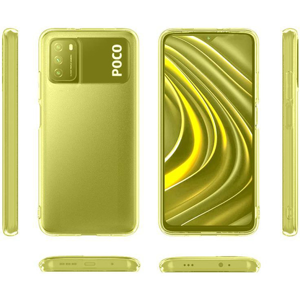 Бампер Bingo TPU 2.0mm для XIAOMI Redmi 9T/POCO M3 Желтый