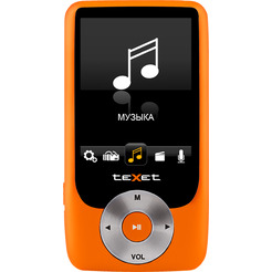 Mp3-плеер TEXET T-79 8 ГБ оранжевый