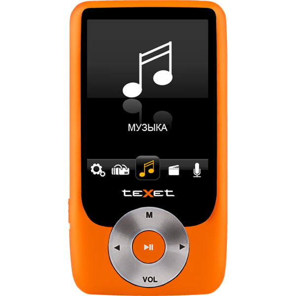 Mp3-плеер TEXET T-79 8 ГБ оранжевый