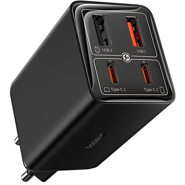 Сетевое зарядное устройство Baseus GaN6 Pro Fast Charger 2C + 2U 100W P10162705112-00 (черный)