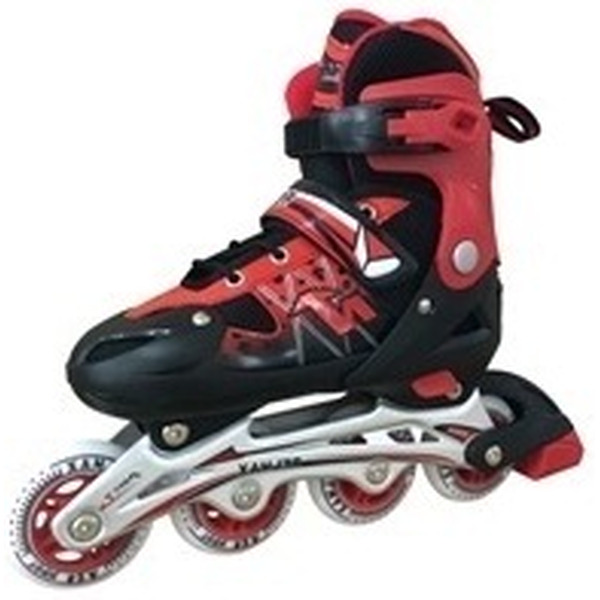 Коньки роликовые RELMAX ТЕ-261А, M (34-37) красный