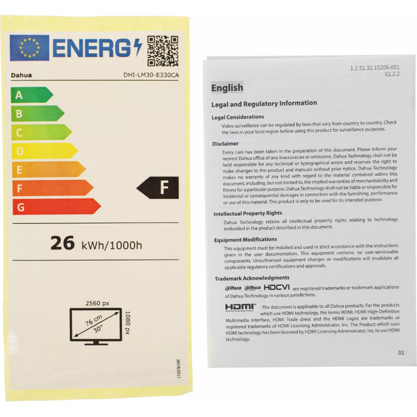 Игровой монитор Dahua DHI-LM30-E330CA
