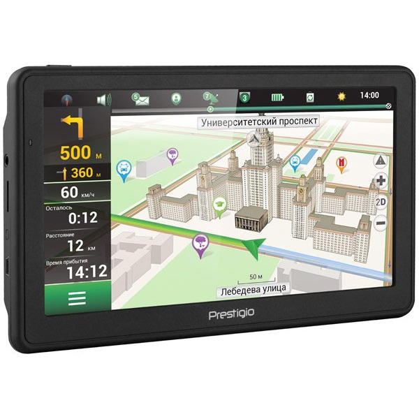 Комплект GPS навигатор Prestigio GeoVision 7059 (PGPS7059CIS04GBNV) + видеорегистратор RoadRunner 140 (PCDVRR140)