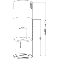 Вытяжка Weissgauff Ambra WH