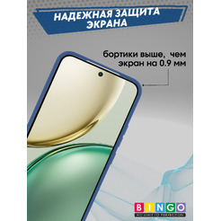 Бампер Bingo Liquid TPU HONOR X9d Синий