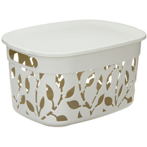 Корзина IDEA Флора М2362 5.5 л (белый ротанг)