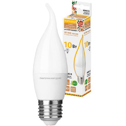 Лампочка TDM Electric WFС37-10 Вт-230 В -4000 К–E27 SQ0340-1601