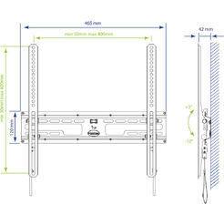 Кронштейн Kromax FLAT-4