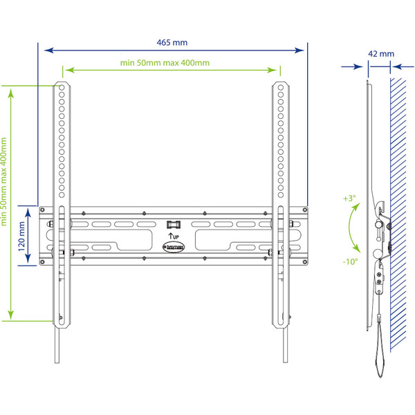 Кронштейн Kromax FLAT-4