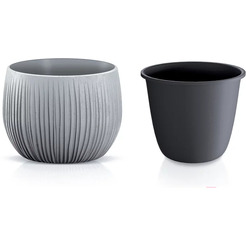 Кашпо Prosperplast Beton Bowl 150 DKB150-422U (серый бетон)