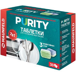 Таблетки для посудомоечных машин MAUNFELD Purity all in 1 MDT30ST