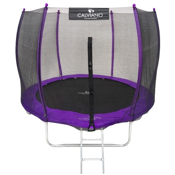 Батут Calviano 252 см - 8ft OUTSIDE master purple