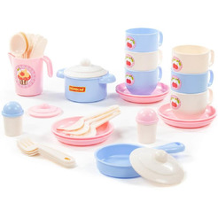 Набор игрушечной посуды Полесье Хозяюшка 80165 (на 6 персон