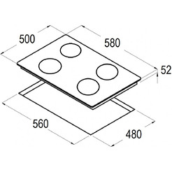 Варочная панель Schtoff H6020P26IS Inox