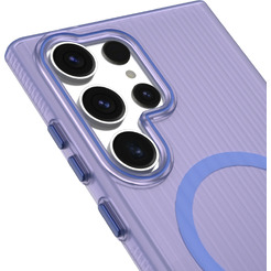 Задняя накладка CASE Translucent Strip Samsung Galaxy S23 Ultra, синий