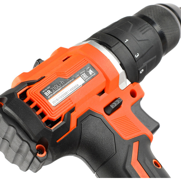 Дрель-шуруповерт Patriot BR 210UES-h 180301555 (с 2-мя АКБ, кейс)