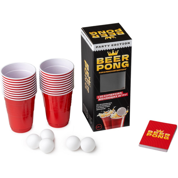 Настольная игра GaGa Games Beer Pong. Королевский бирпонг GG328