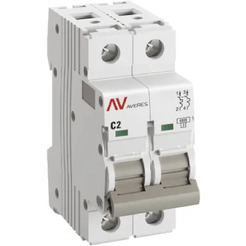 Выключатель автоматический EKF Averes AV-6 2P 2A (C) 6kA