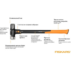 Кувалда Fiskars 8 lb/36" 1020219