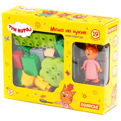 Конструктор Полесье Макси. Три кота. Мама на кухне 75861