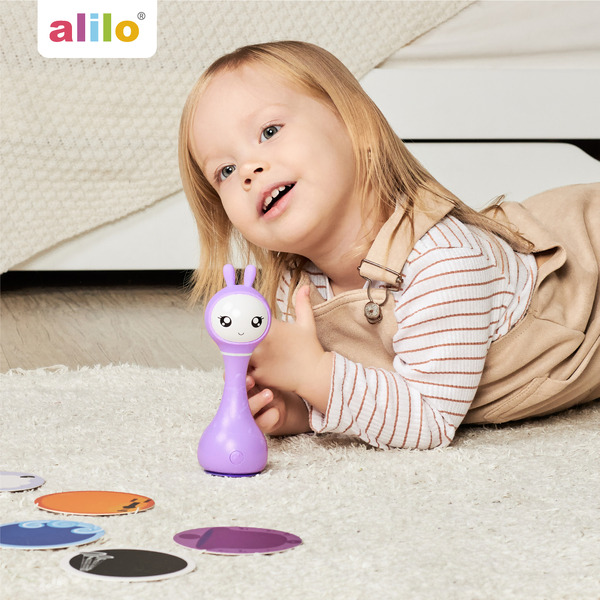 Интерактивная игрушка Alilo Умный зайка R1 60405 (фиолетовый)