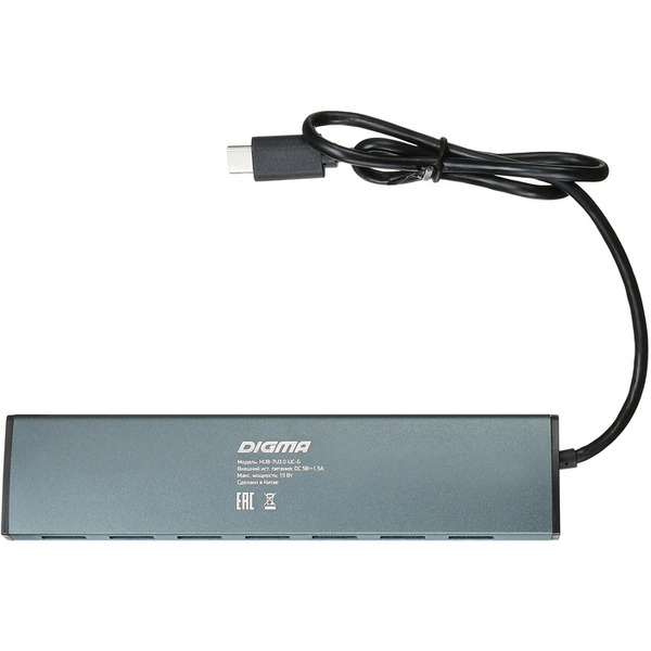 Разветвитель Digma HUB-7U3.0-UC-G