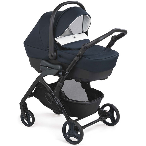 Универсальная коляска CAM Tris Fluido Easy (3 в 1, синий)