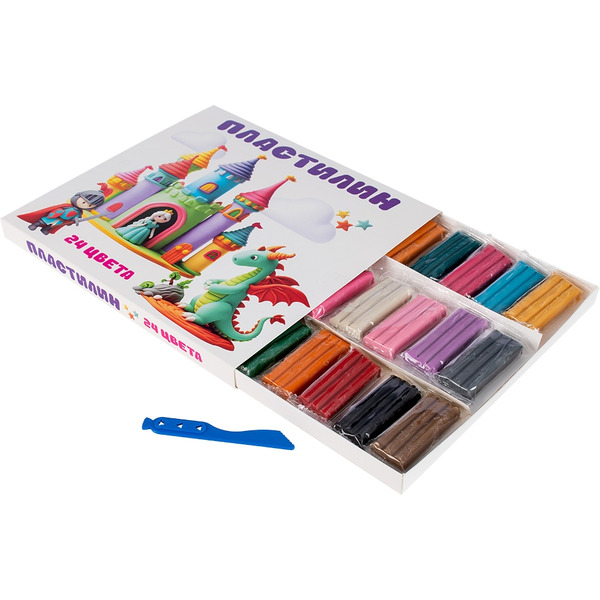 Пластилин Dream Makers PV24 (24цв)