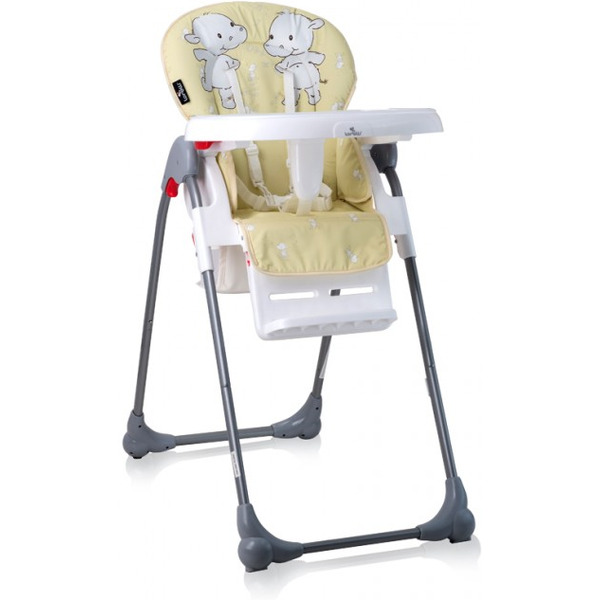 Стульчик для кормления Lorelli Oliver Yellow Happy Hippo