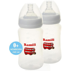 Молокоотсос ручной с двумя бутылочками Ramili MC200240MLX2