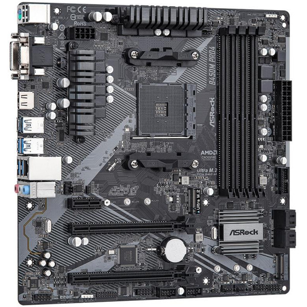 Материнская плата ASRock B450M Pro4 R2.0