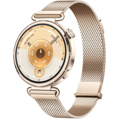 Смарт-часы HUAWEI Watch GT 6 41mm (KSU-B19) золотистый, золотистый ремешок c миланским плетением