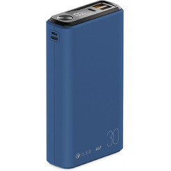 Внешний аккумулятор Olmio QS-30 30000mAh (темно-синий)