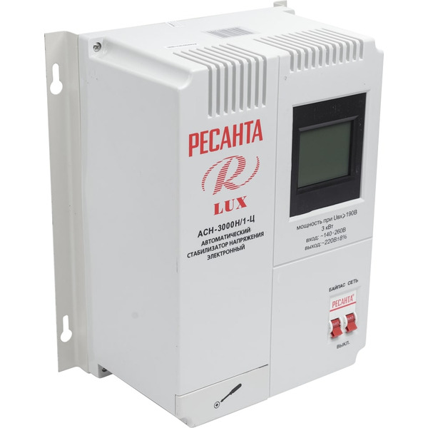 Стабилизатор напряжения Ресанта Lux АСН-3000Н/1-Ц (63/6/21)
