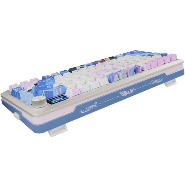 Клавиатура Redragon Flekact Pro (белый/сиреневый/синий)