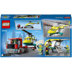 Конструктор LEGO City 60343 Грузовик для спасательного вертолета