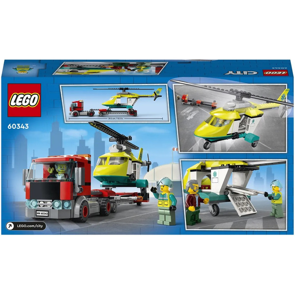 Конструктор LEGO City 60343 Грузовик для спасательного вертолета