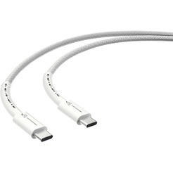 Кабель ATOMIC WILDCORE USB-C - USB-C PD 60W 30.366 (белый)