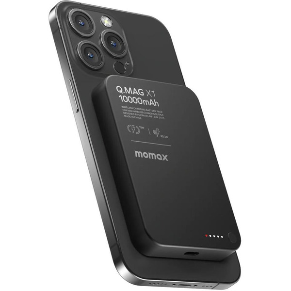 Внешний аккумулятор Momax IP117A Q.Mag X1 10000mAh (черный)