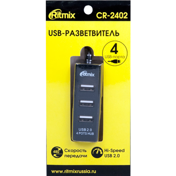 USB-хаб Ritmix CR-2402
