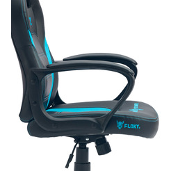 Кресло компьютерное FLOKY VIBE Aqua-Black