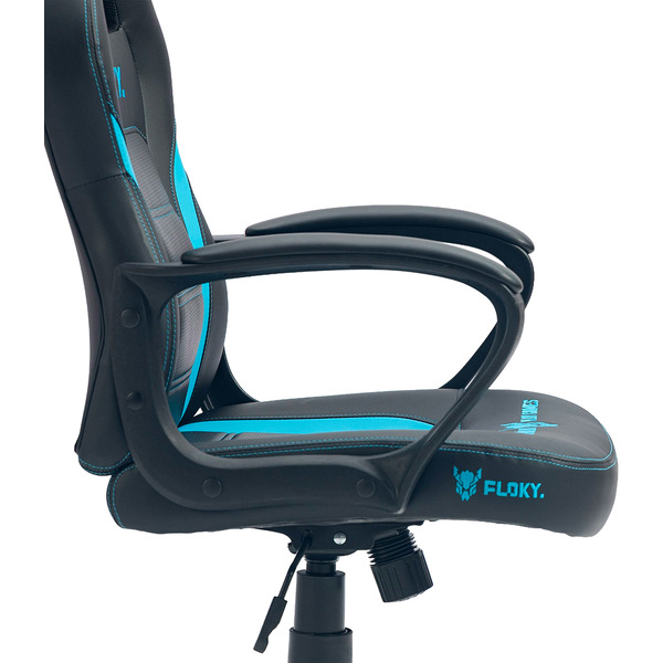 Кресло компьютерное FLOKY VIBE Aqua-Black