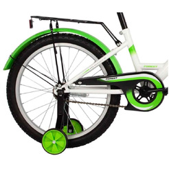 Велосипед Novatrack 201FOREST.WT5 (20" белый-зеленый)