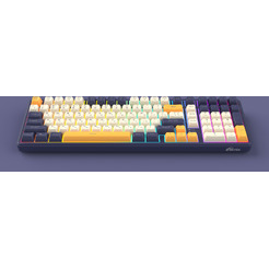 Клавиатура Ritmix RKB-602BL (синий/бежевый)