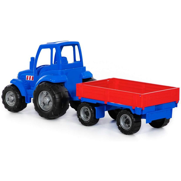 Трактор с прицепом Полесье Чемпион(синий) 84743