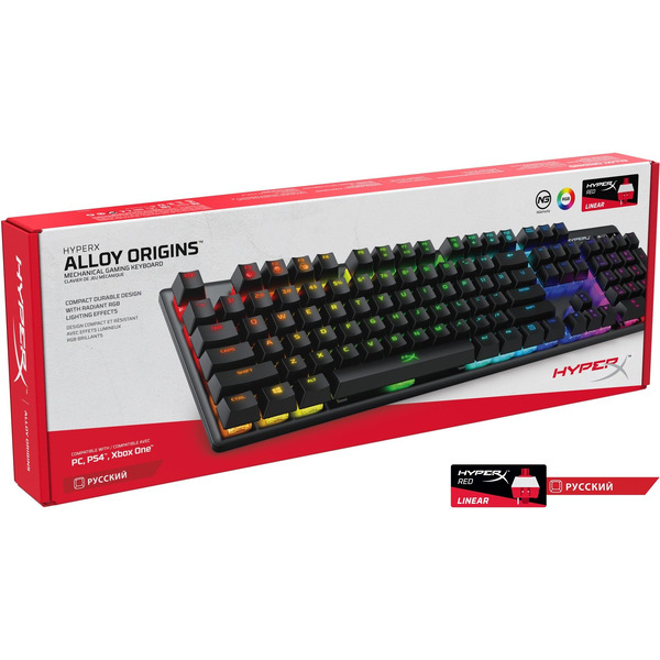 Клавиатура HyperX Alloy Origins HX-KB6RDX-RU (4P4F6AA#ABA)
