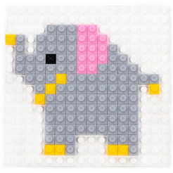 Конструктор Полесье Классик 73225 Мозаика №9 (животные Африки)