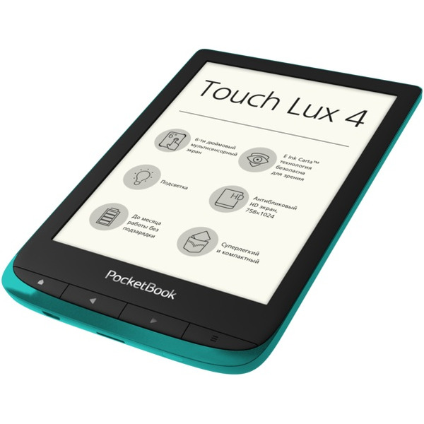 Электронная книга PocketBook 627 Touch Lux 4 (изумрудный)