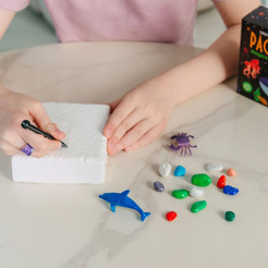 Настольная игра Бумбарам Набор для проведения раскопок Морские обитатели dig-64