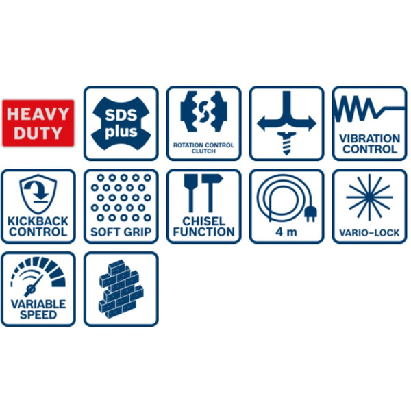 Профессиональный перфоратор Bosch GBH 2-28 (0.615.990.L42)